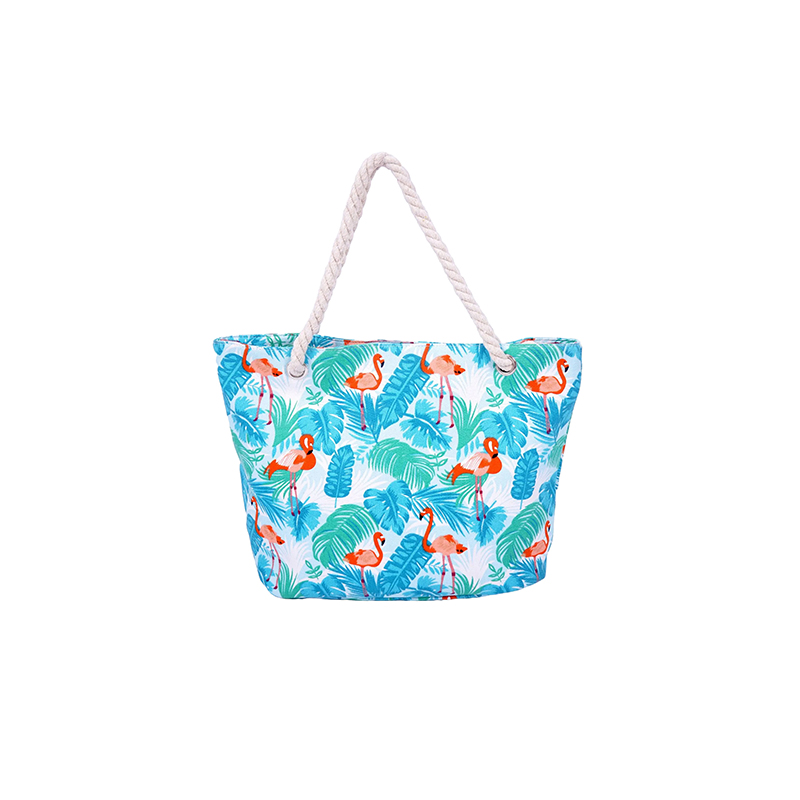Outdoor canvas beach tote bag