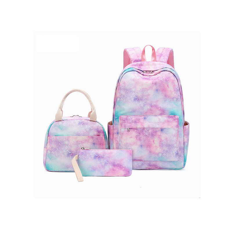 Custom 3 in 1Teen Girls School Backpack Bookbag Set