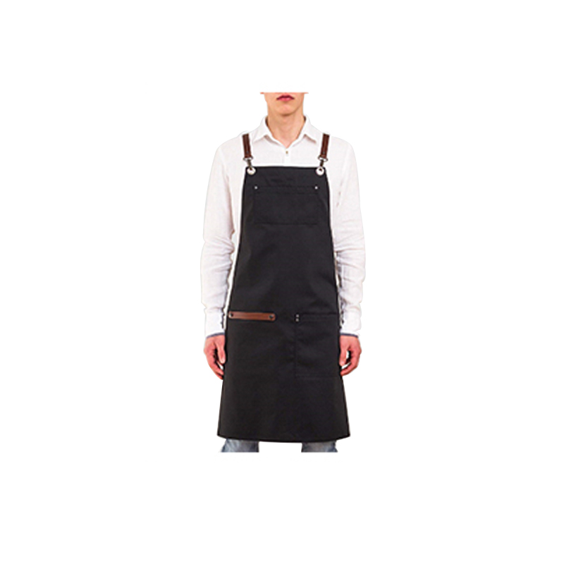 Personalized unisex Aprons for bartenders professional canvas apron with leather straps chef apron barista apron