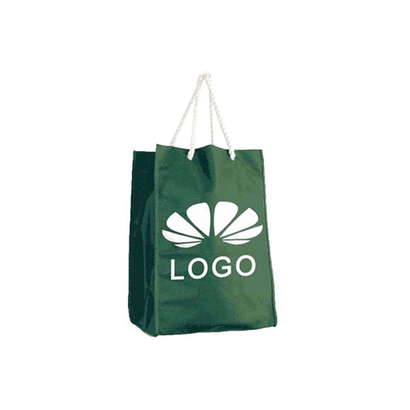 Custom printed tote shopping bag polyester bags with logo