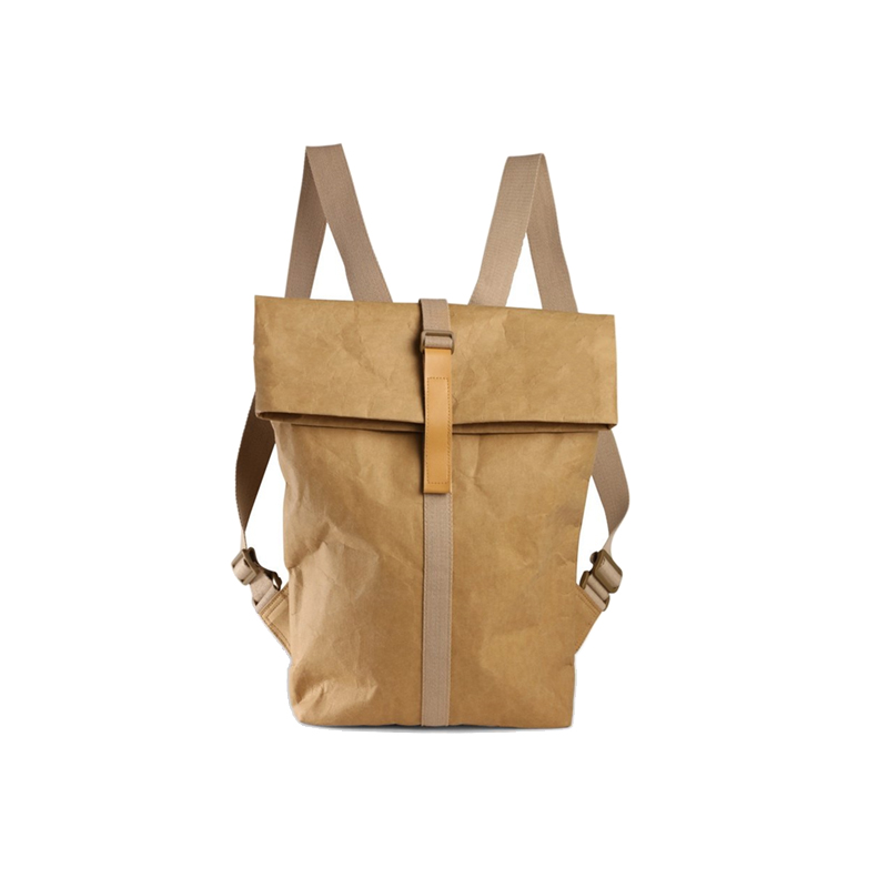Easy-to-Clean Wash Kraft Paper Travel Backpacks