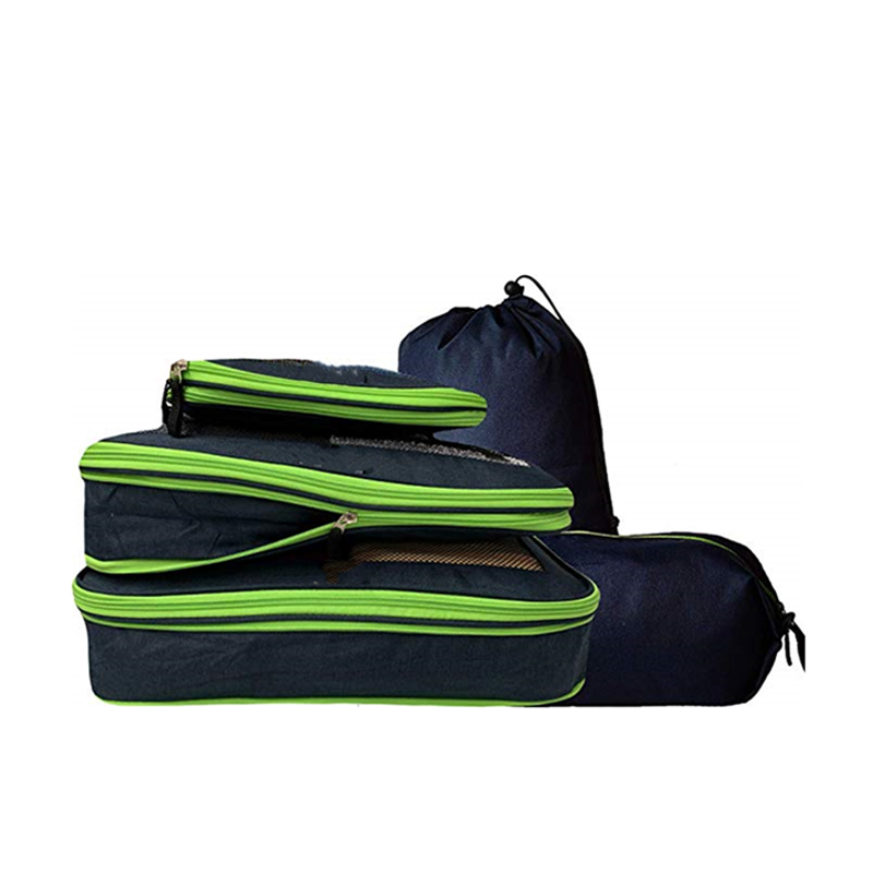 Travel package bags 4pcs compression travel organizers new packing cubes
