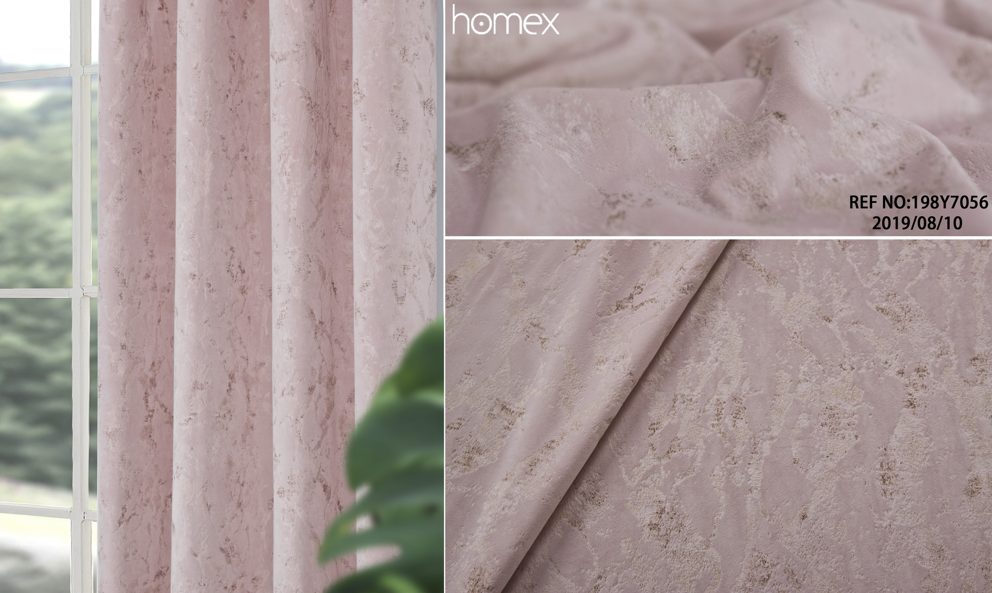 198Y7056，VELVET-PRINT，PINK