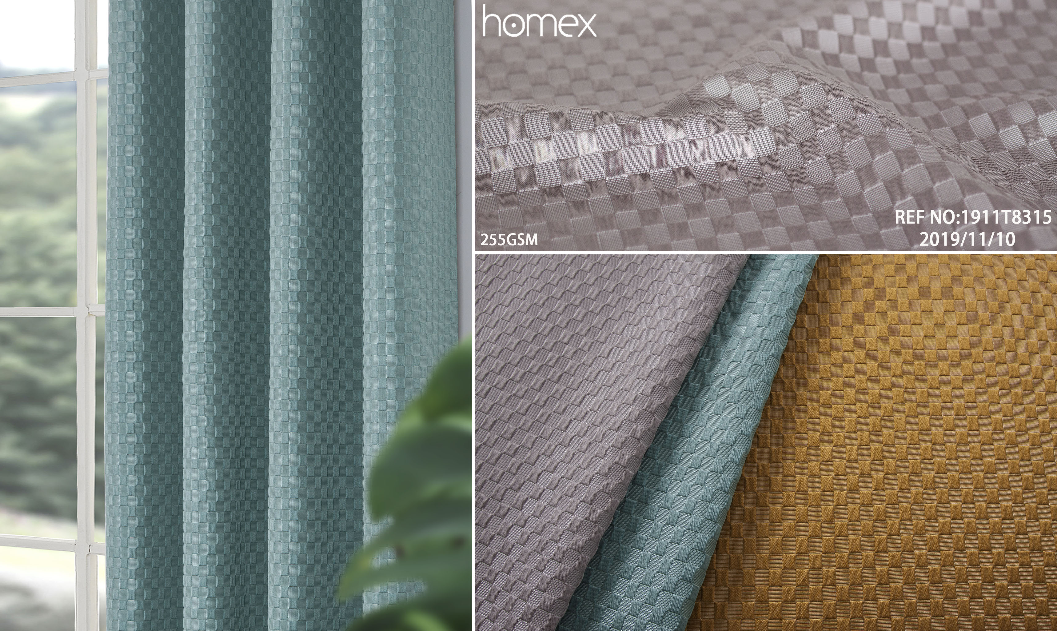 1911T8315，JACQUARD-TEXTURE，DUCKEGG-YELLOW-PINK