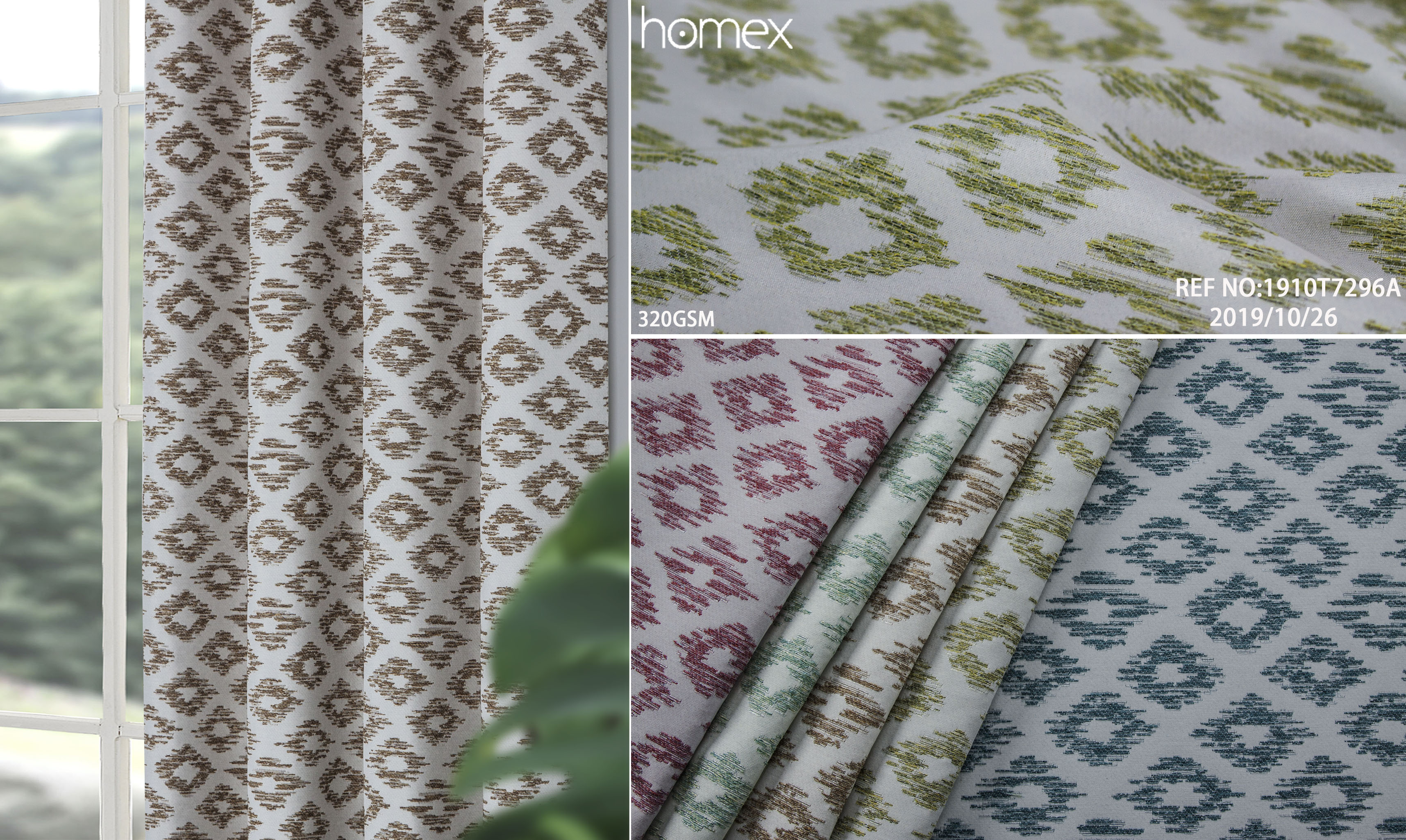 1910T7296A，GEO-JACQUARD，DUCKEGG-BLUE-GREEN-PINK-BROWN