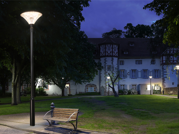 LED Solar Post Top Light