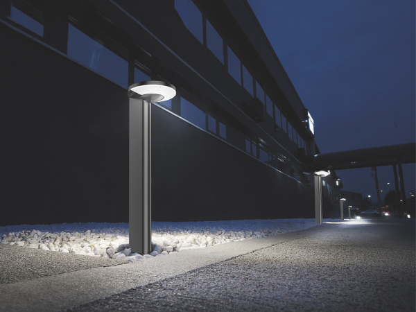 LED Solar Bollard Light
