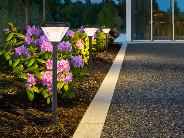 LED Solar Bollard Light