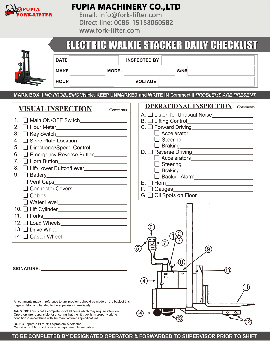 FUPIA MATERIAL HANDLING EQUIPMENT PROVIDER