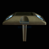 铸铝太阳能柔性版125双钉-铸铝反光太阳能道钉柔性板-双钉04