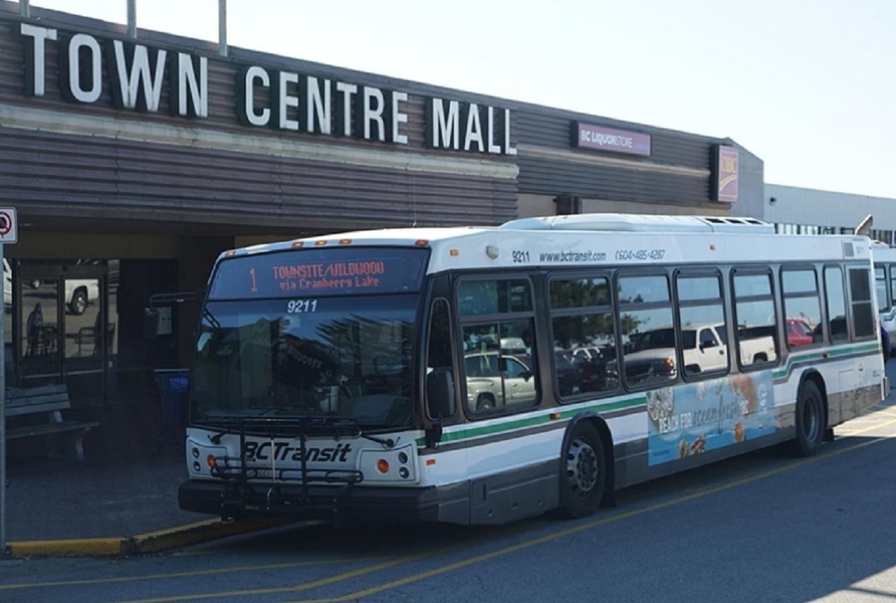 Powell River Transit Route 鲍威尔河公交路线图