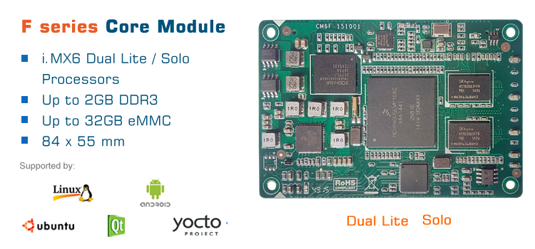 The i.MX 6Solo/6DualLite processors represent NXP Semiconductor’s latest achievement in integrated multimedia-focused products offering high performance processing with lower cost, is an ideal choice for many applications, including IOT gateway, digital signage, power monitoring, medical equipment, navigator, intelligent security, charging pile, Edge computing and other application fields.