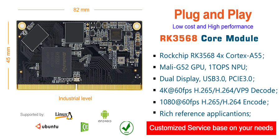 industrial core module RK3568