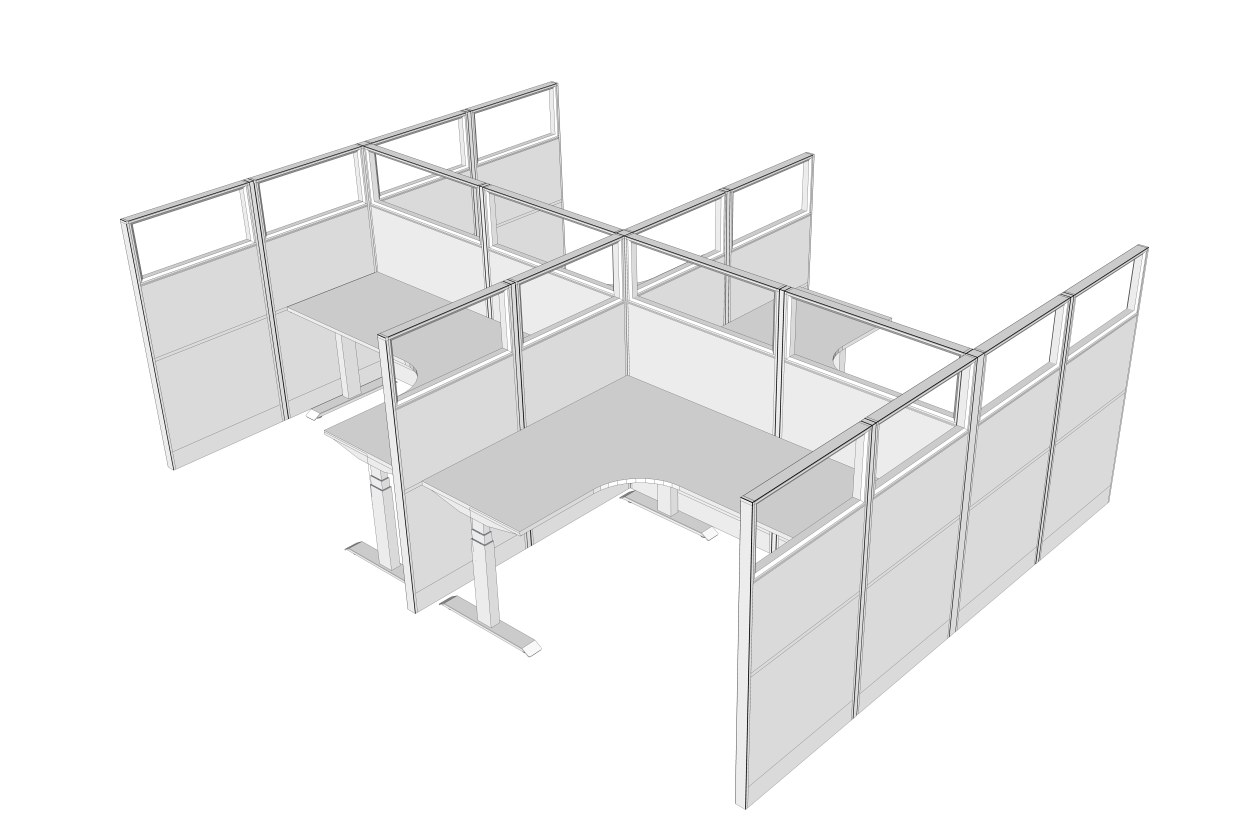 OZ-OCP001-2Cubiclepartitions