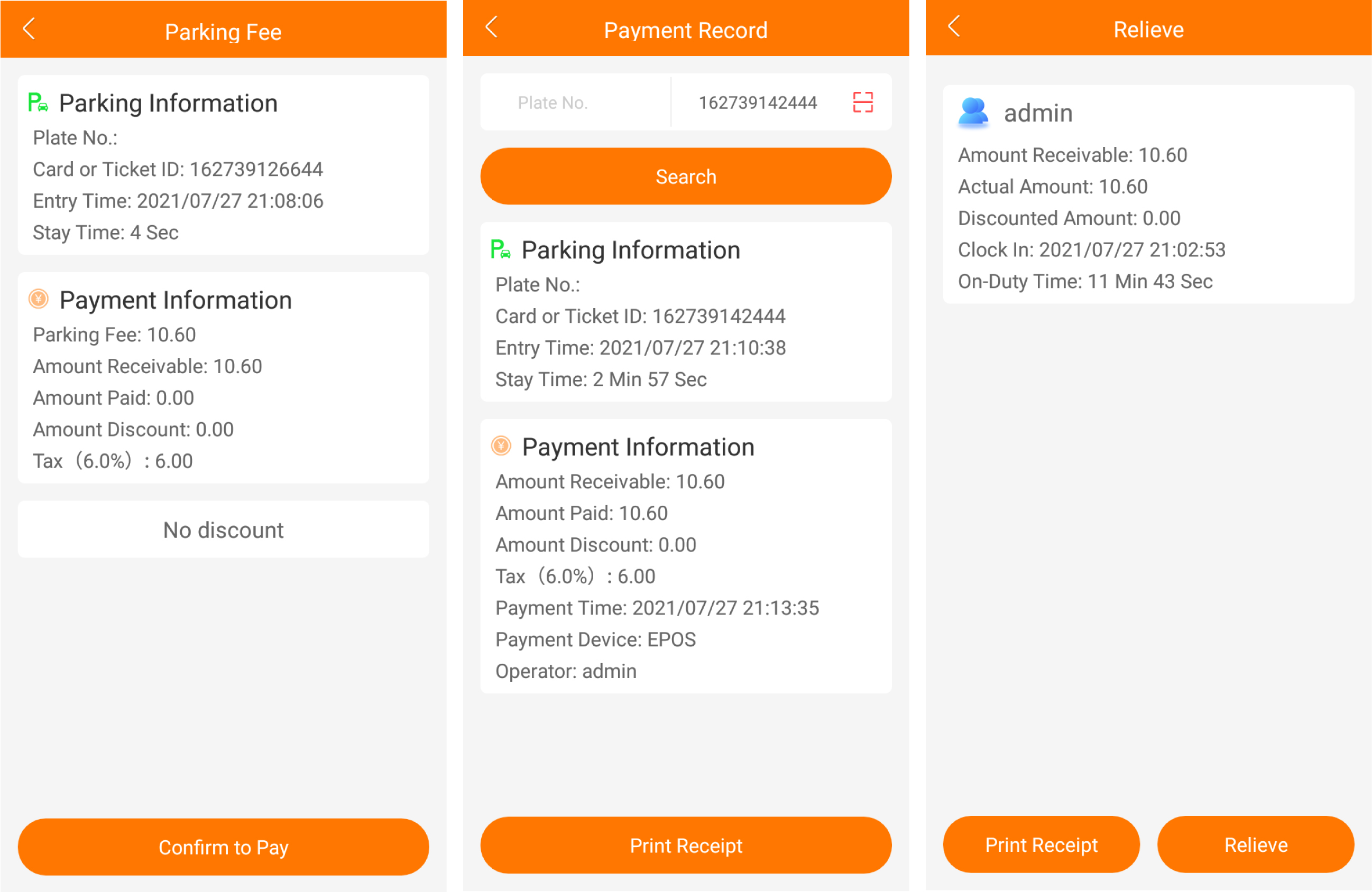 The V2 PRO Handheld Parking POS 3