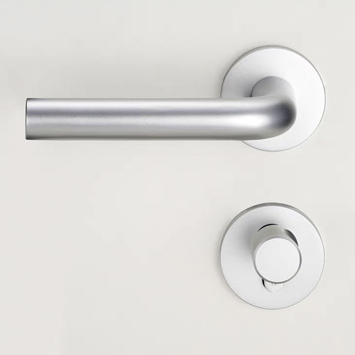 Door Handle in silver color