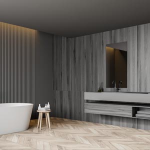 White lacquered sliding door Bedroom closets