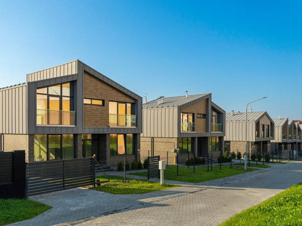 Residential compound with showcase of aluminum windows and doors