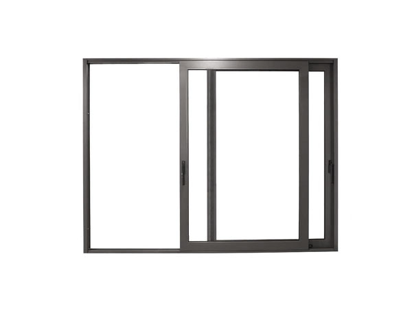 Bronze inodized aluminum sliding window