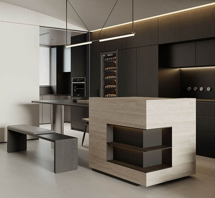 Kitchen cabinets for whole house customization