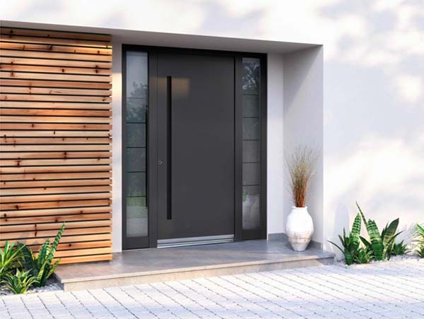 Exterior metal door 
