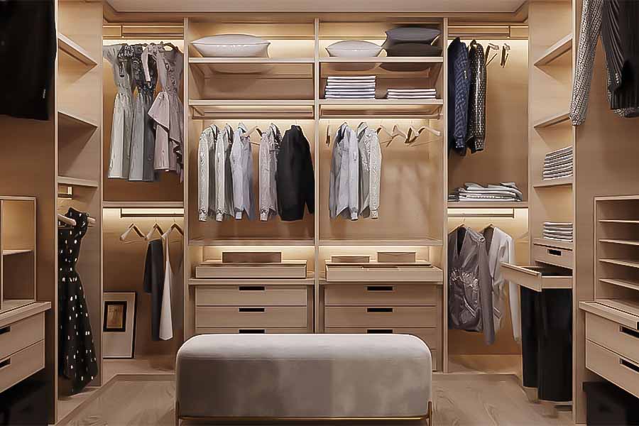 Modern Walk-in Closet