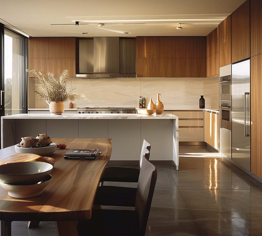 Modern kitchen cabinets