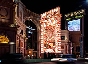 became the most beautiful sight on the Las Vegas