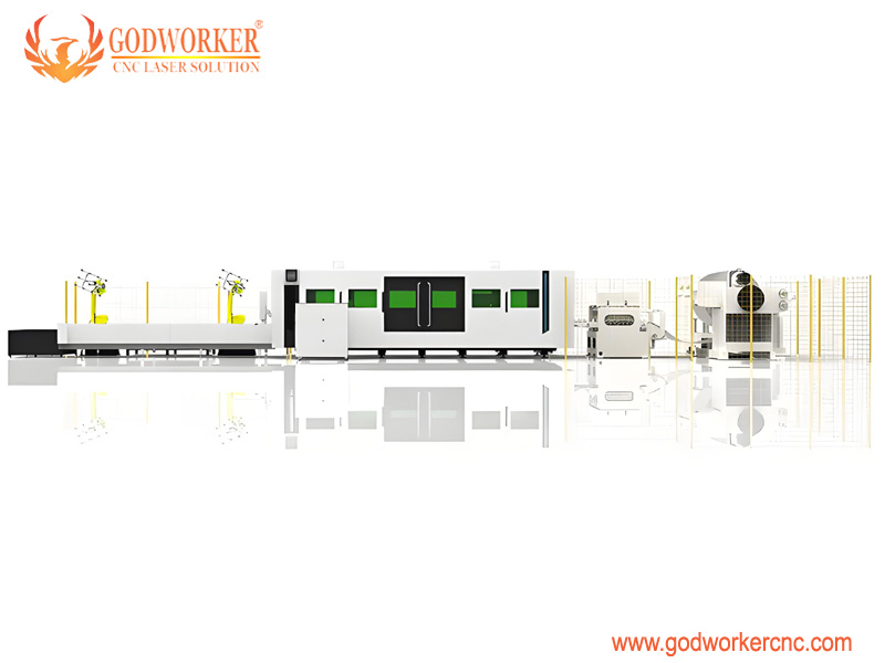 GW-4015GU3KWcoilfiberlasercuttingmachine