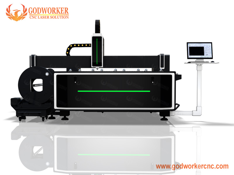 3015fiberlasercuttingmachinewith6mrotary