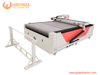 AutomaticOscillatingKnifeCNCCuttingMachineforsofaspongecarseat