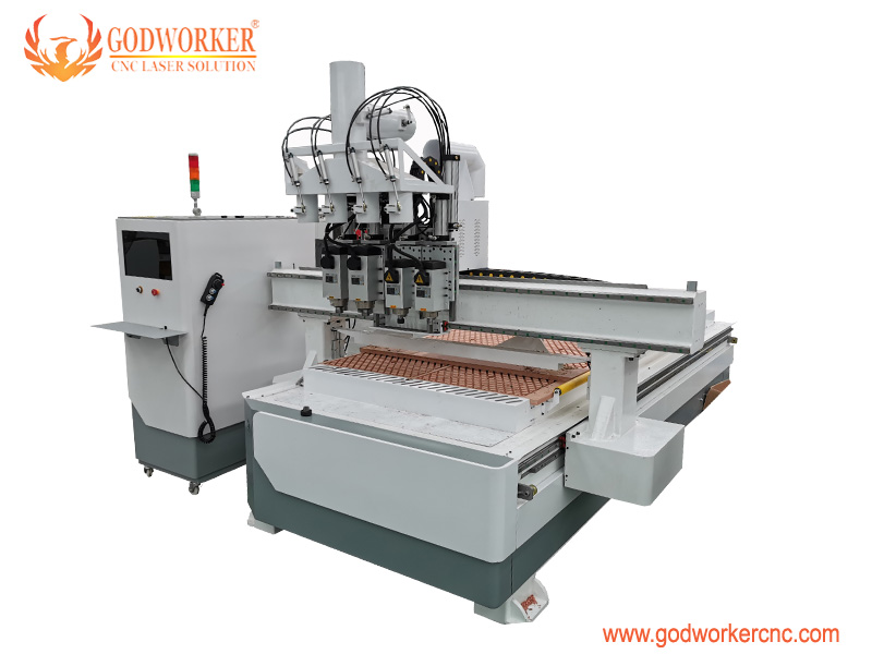 Multi-processNesting4SpindlesCncRouterWoodworkingMachinery