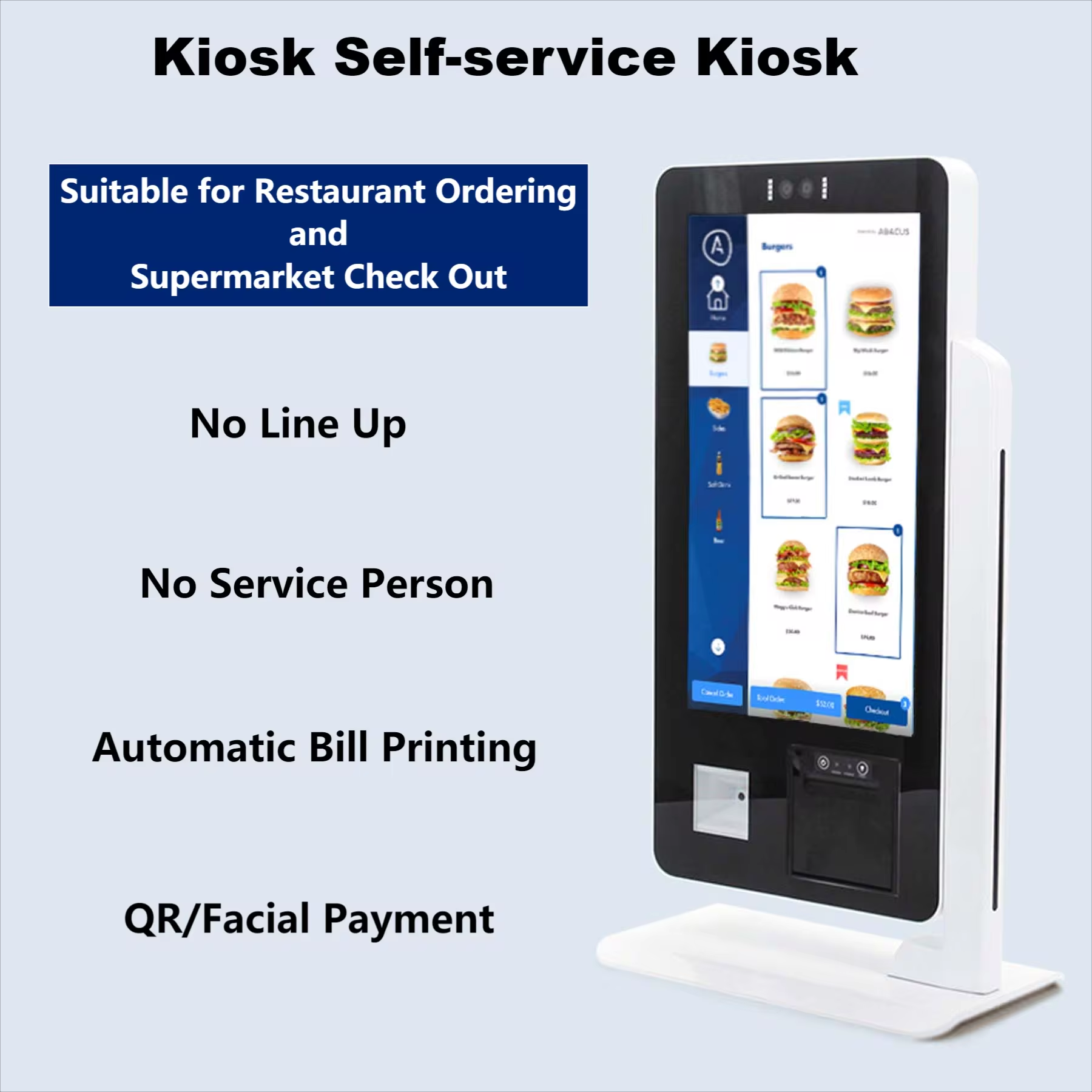 New Ordering Machine 15.6-inch Vertical Ordering Machine-Jestone Technology
