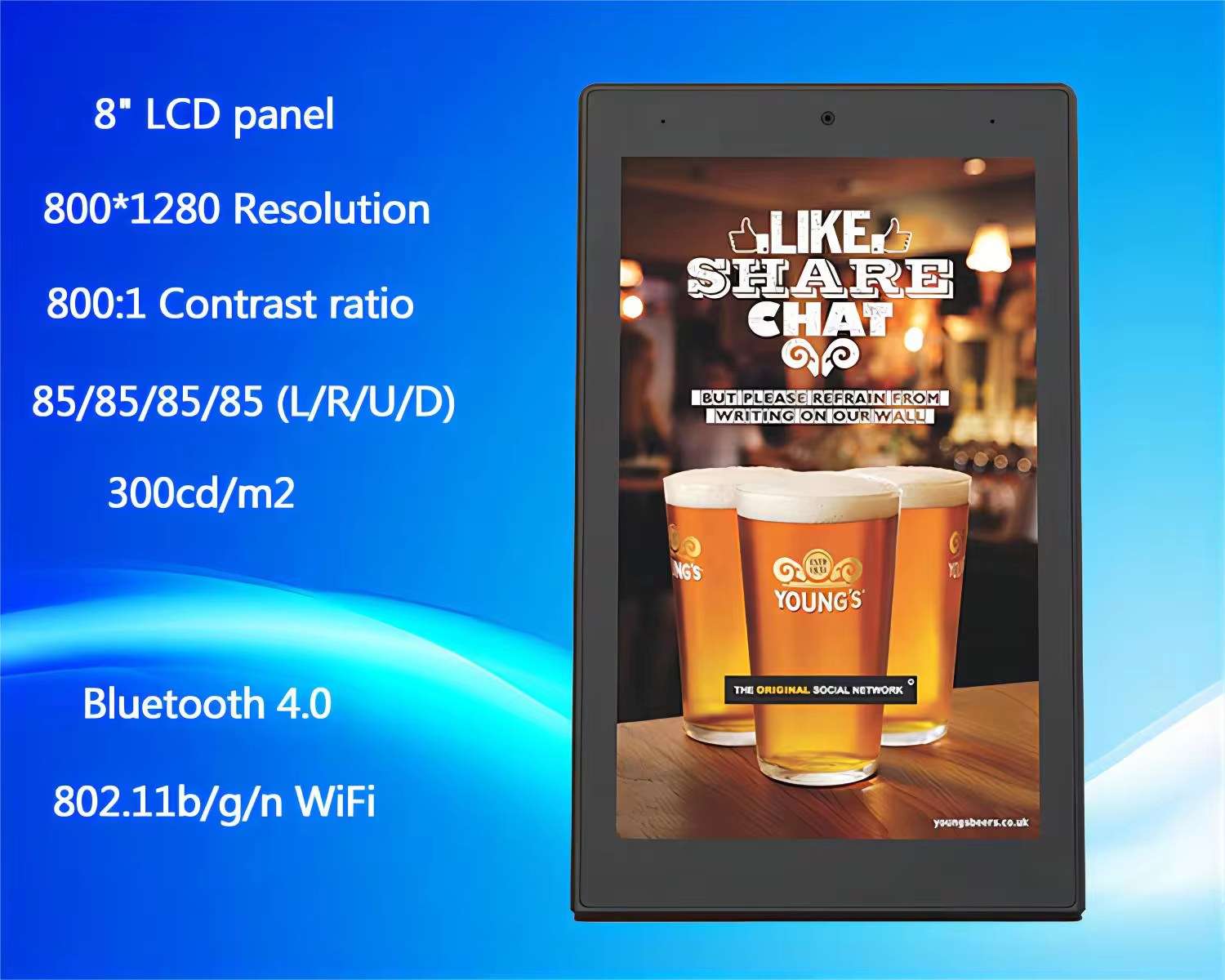 8-inch Vertical Screen-Jestone Technology