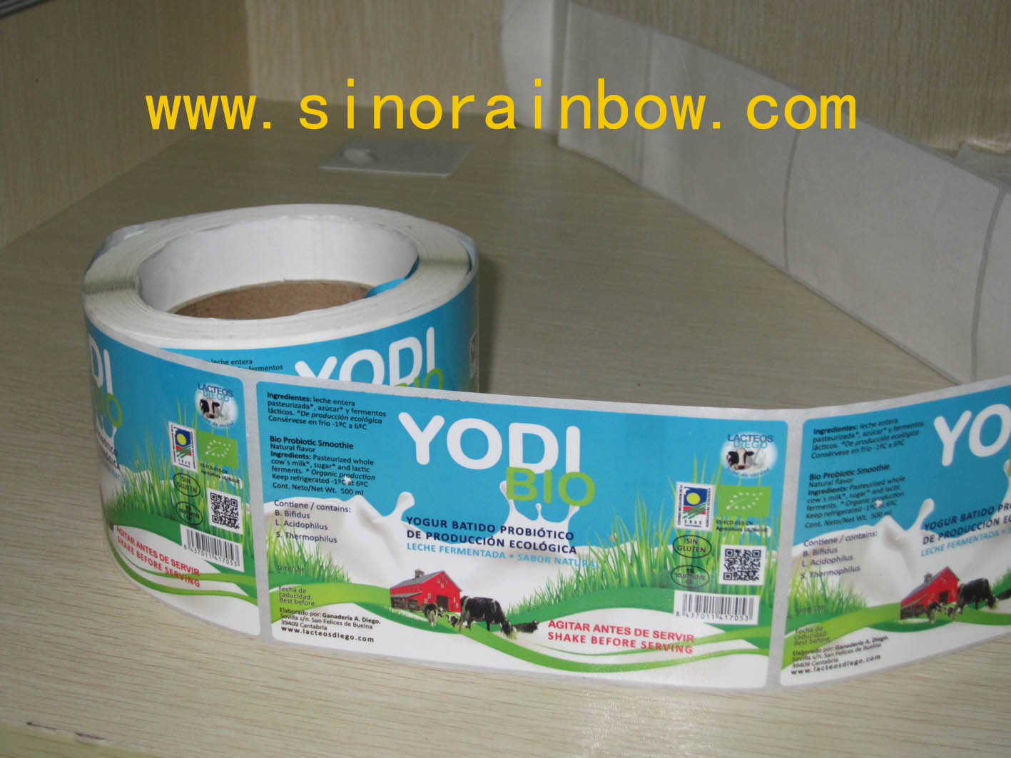 Beverage Packaging Label Stickers