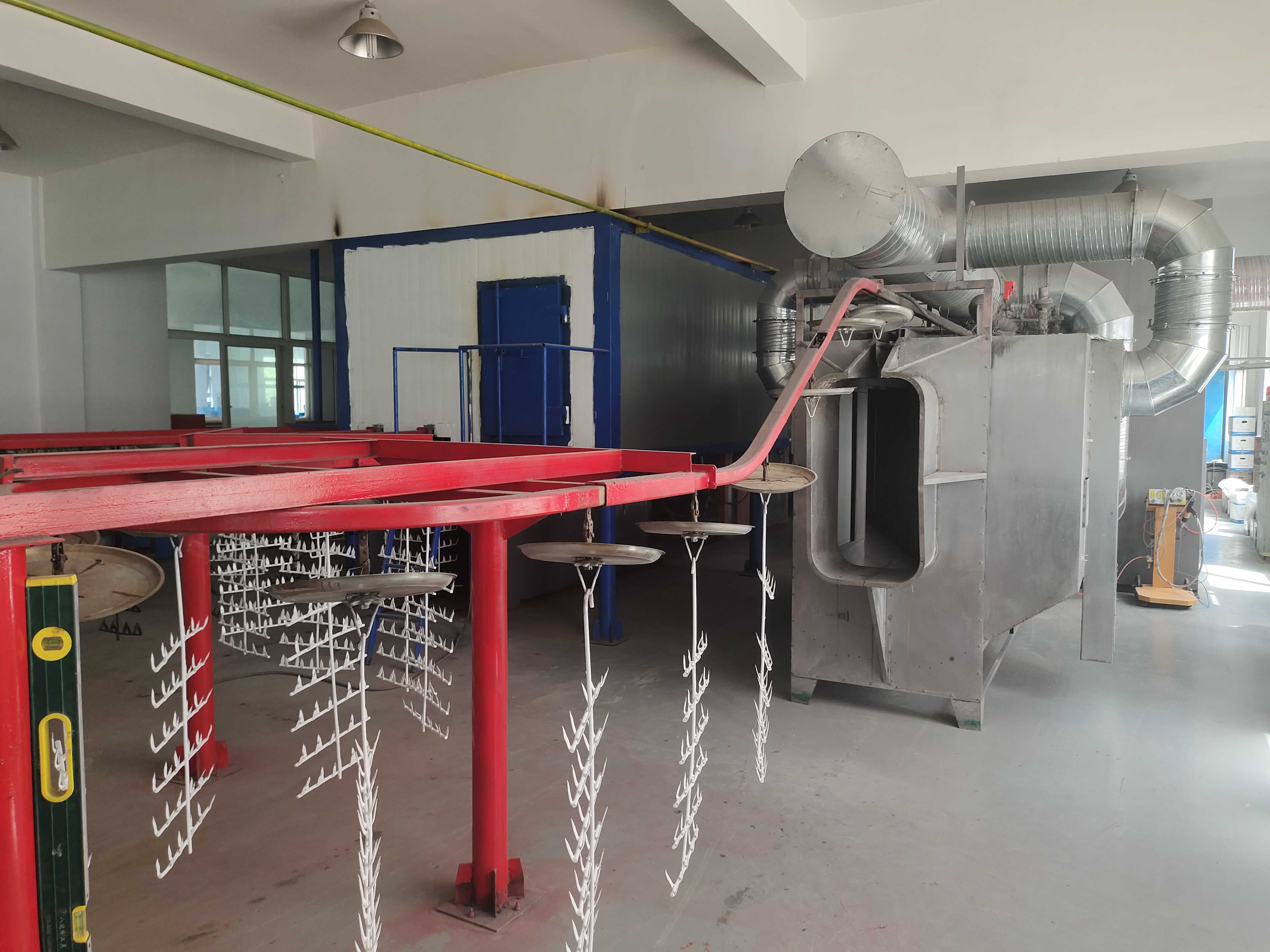 Automated Powder Coating Production Line for Small Iron Parts