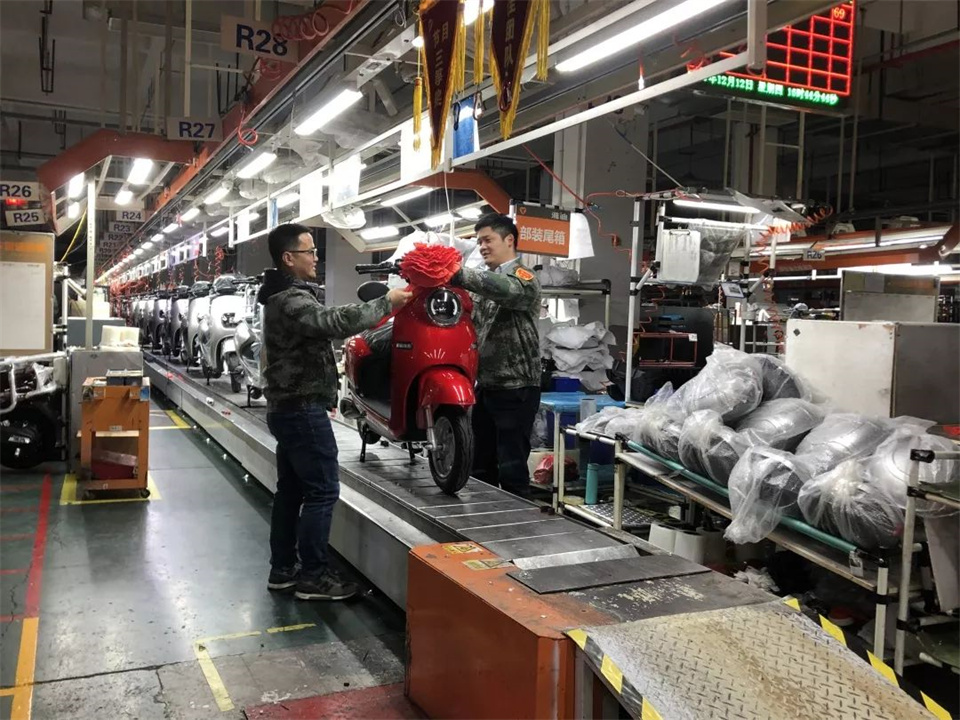 Motorcycle production line