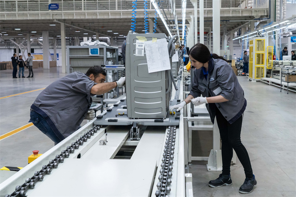 洗衣机生产流水线01