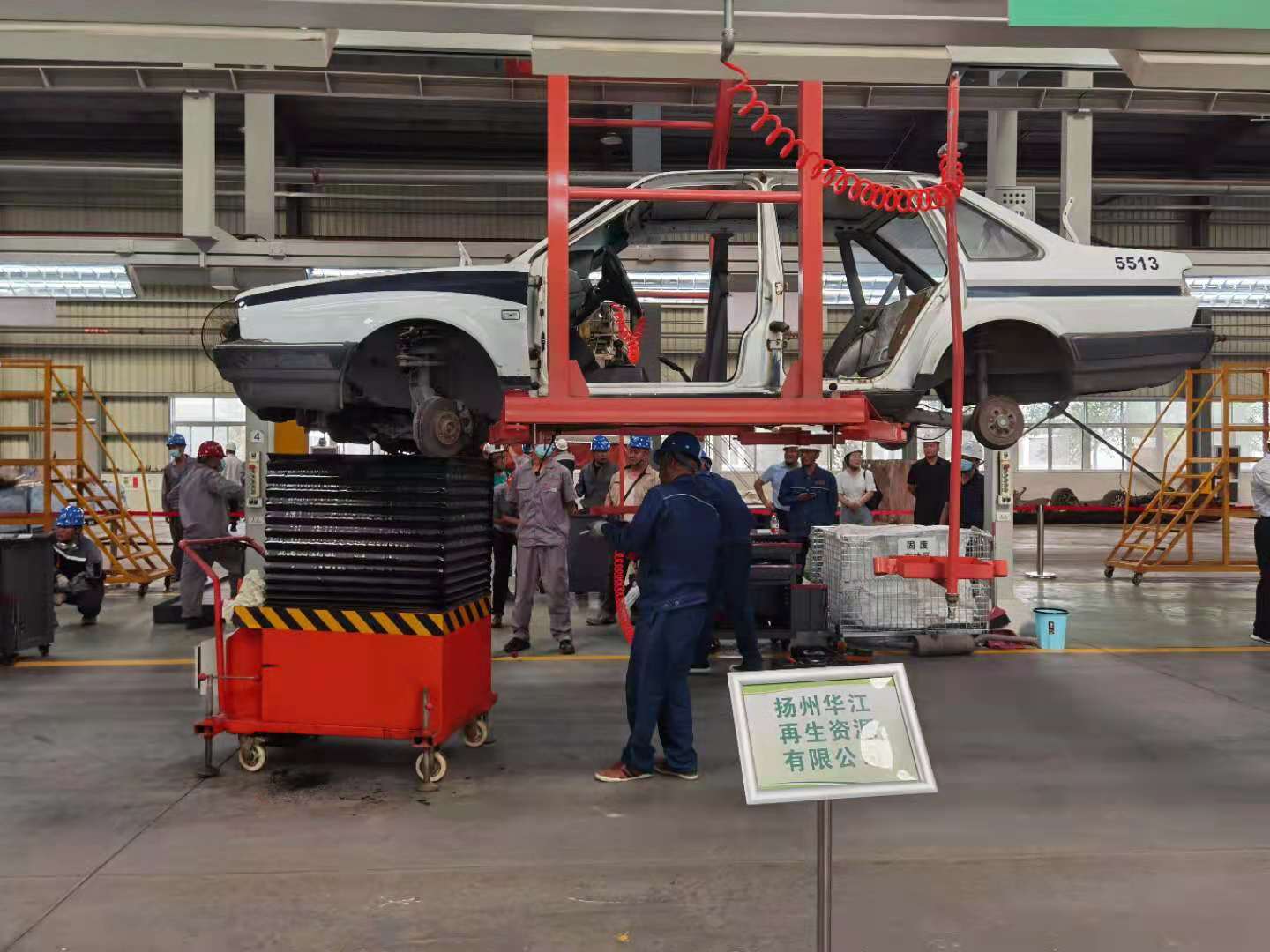 报废机动车拆解生产线流水线-10