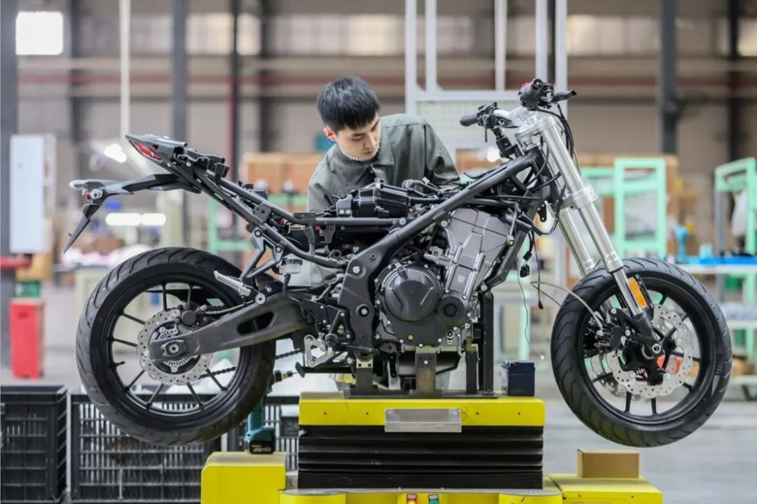 Motorcycle production line