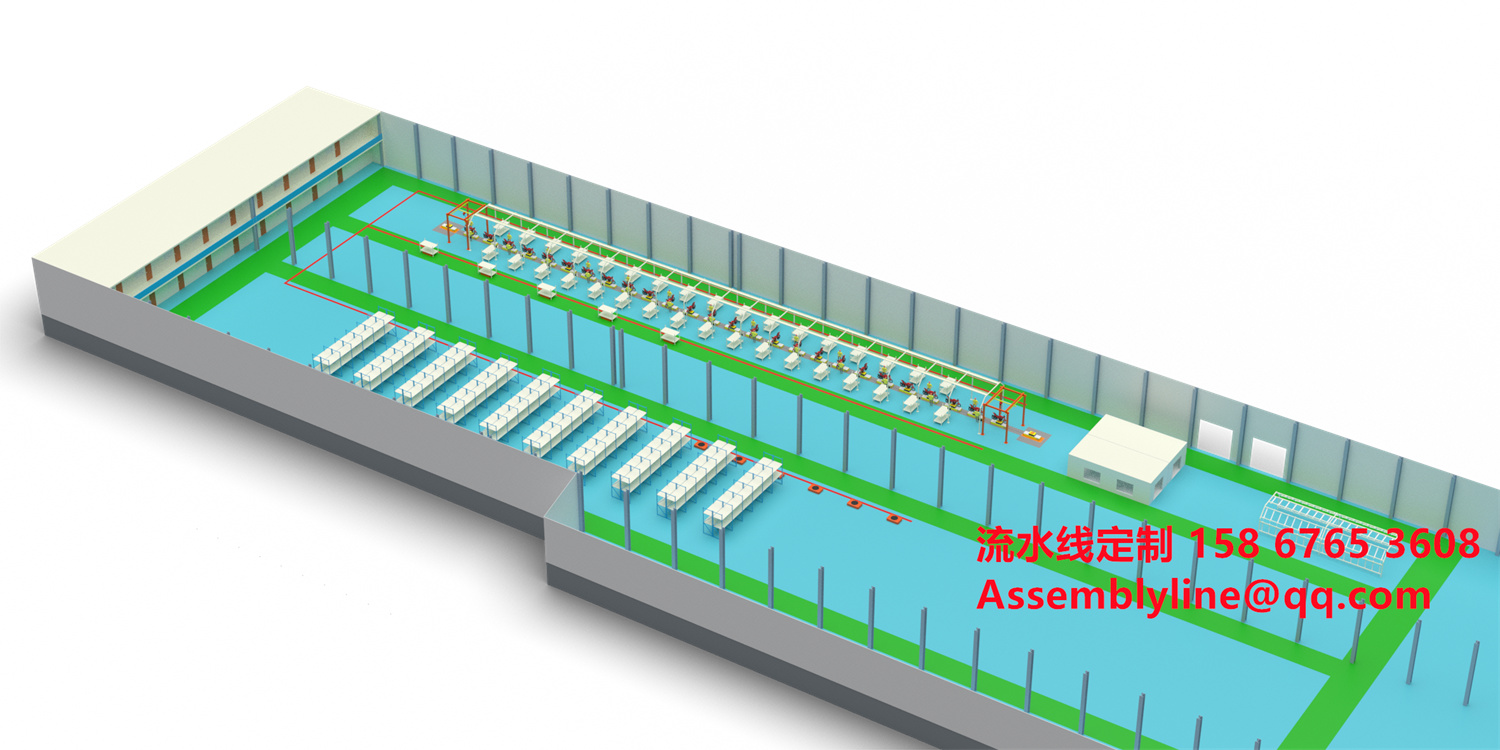 RGV小车摩托车生产线