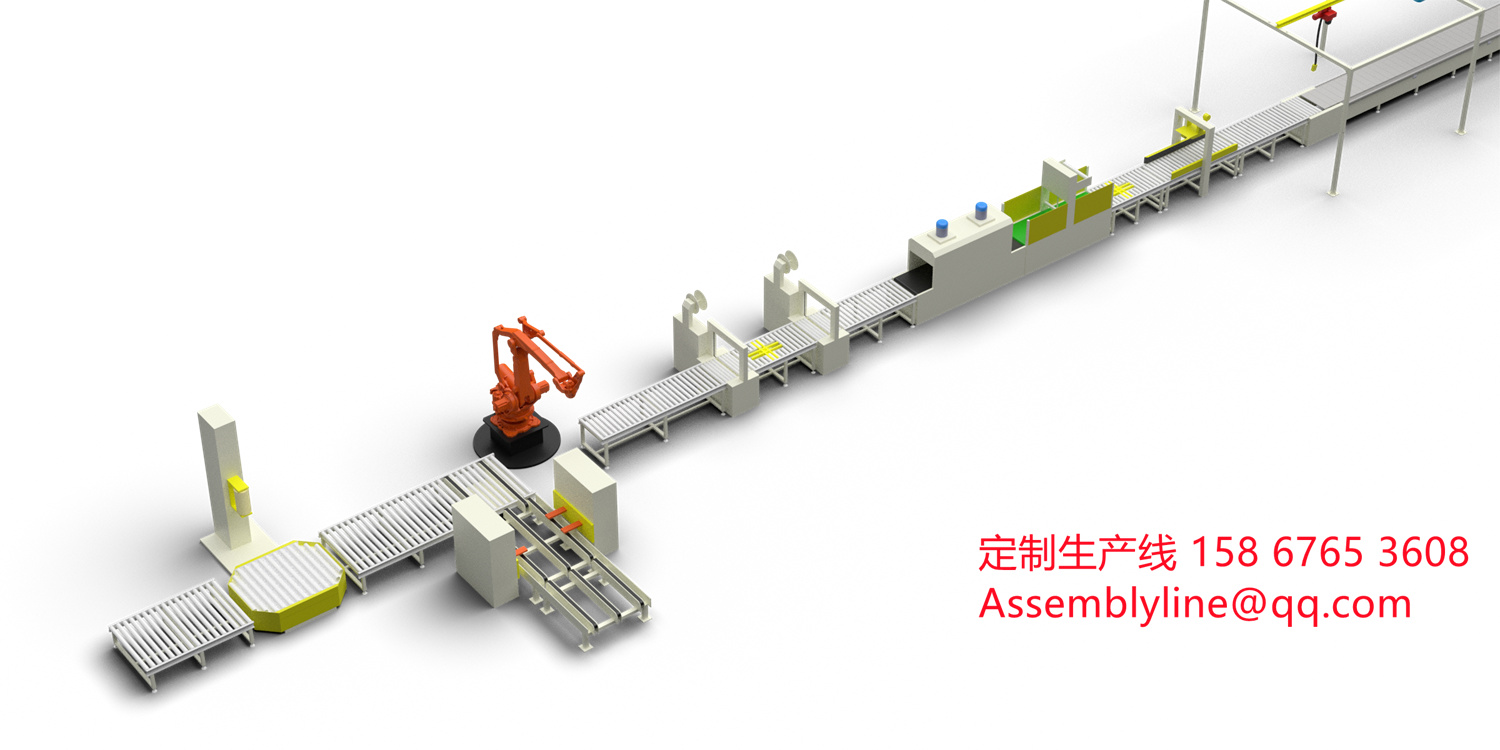 机器人自动化包装码垛流水线
