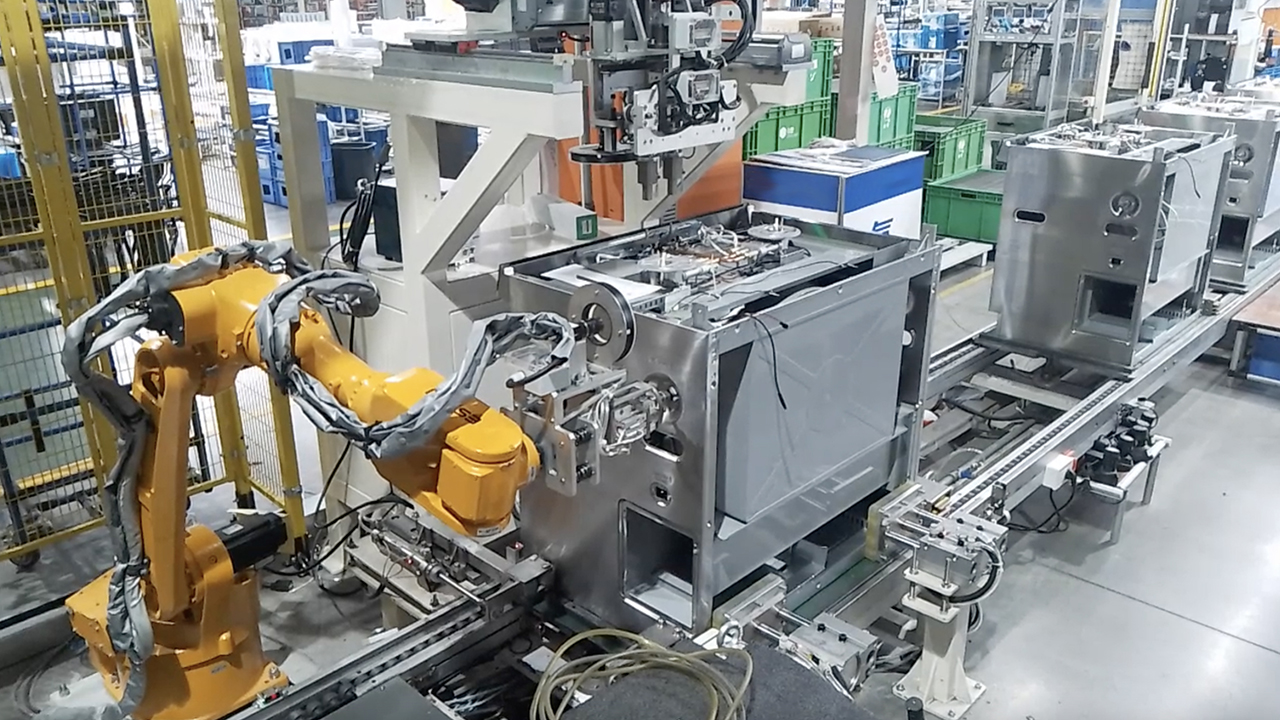 倍速链流水线机器人