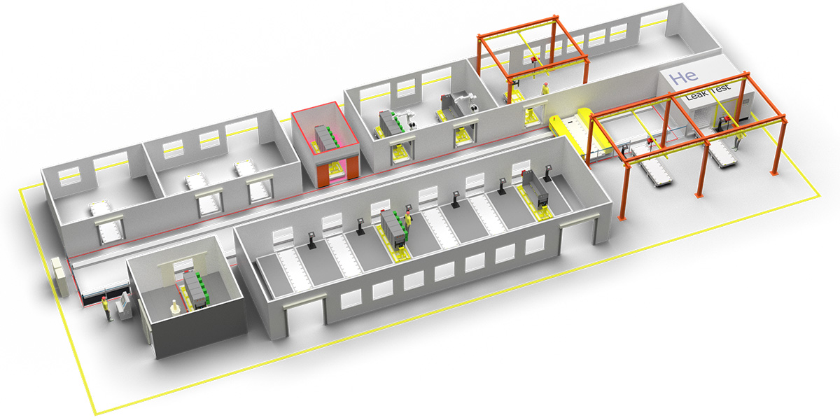 环网柜充气柜生产线