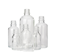 5-100ml透明玻璃精油瓶-组合