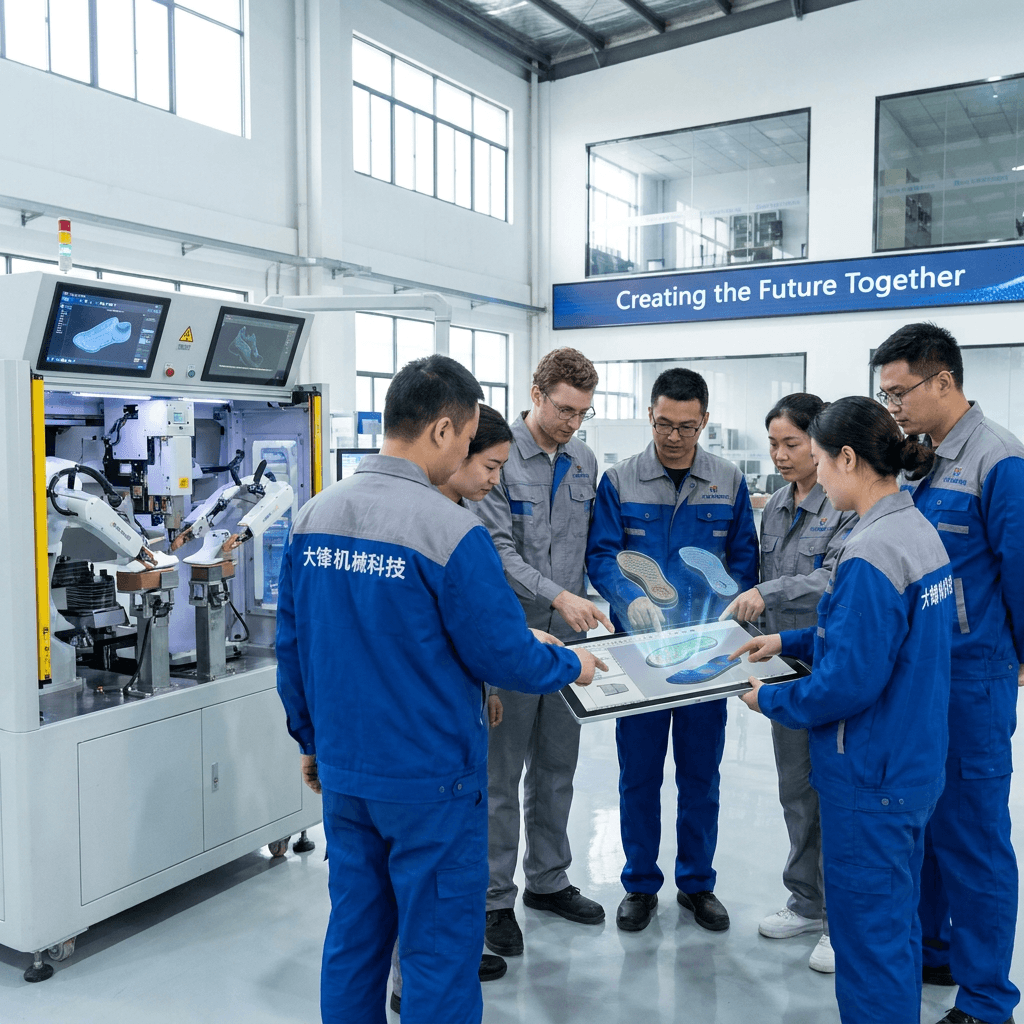 Dafeng Shoe Machinery R&D team 