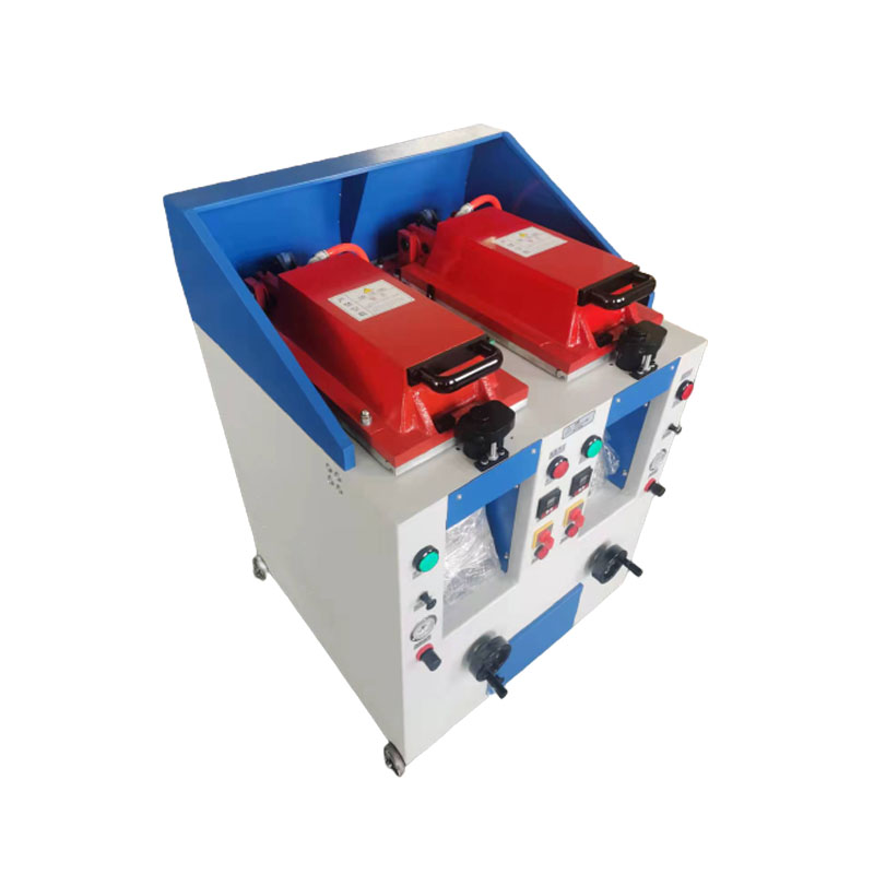 自动双头盖式压底机3