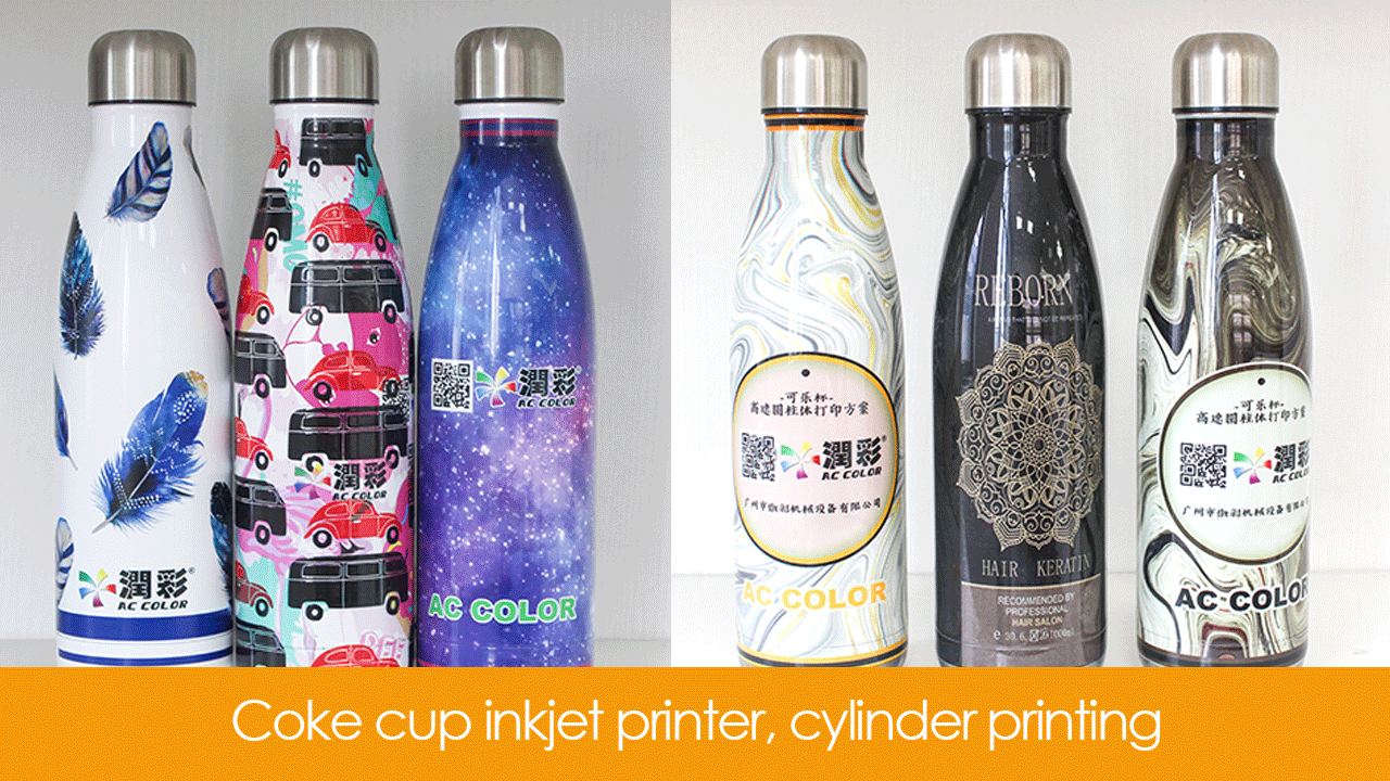 High Productivity UV-LED Inkjet Printer for Taper / Cylinder Printing