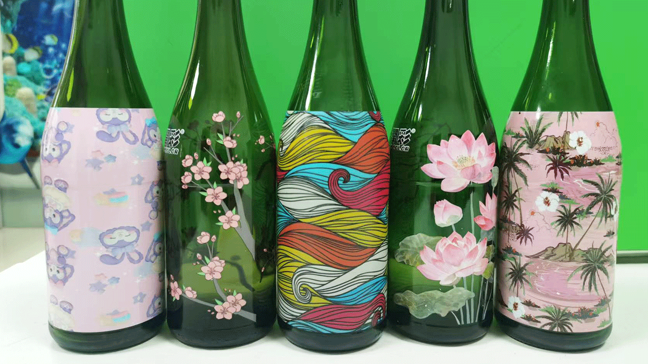 High Productivity UV-LED Inkjet Printer for Taper / Cylinder Printing