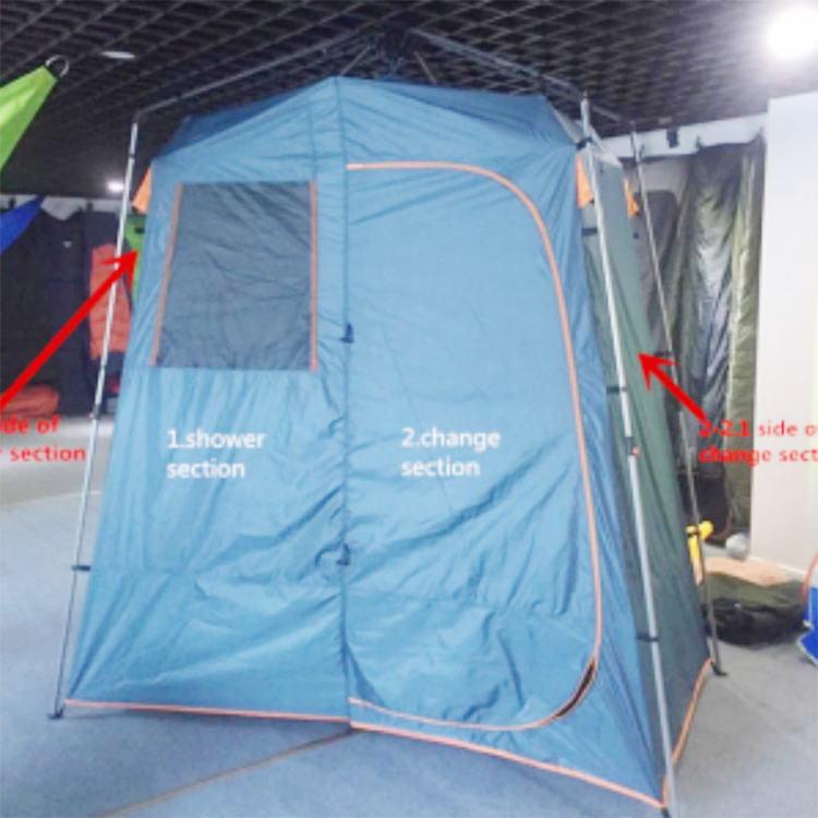 Hy Roop Top T1394 outdoor automatic roop top dome tent with bathroom tent for ...